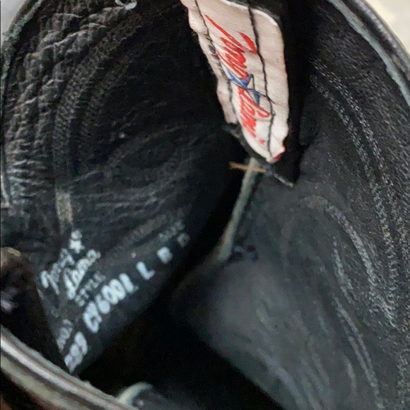 Tony Lama Black Lizard Boots 8 B - Picture 6 of 12